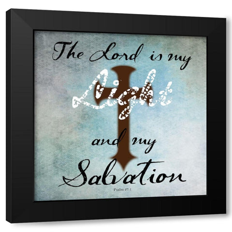 Light Of The World Black Modern Wood Framed Art Print with Double Matting by Lewis, Sheldon