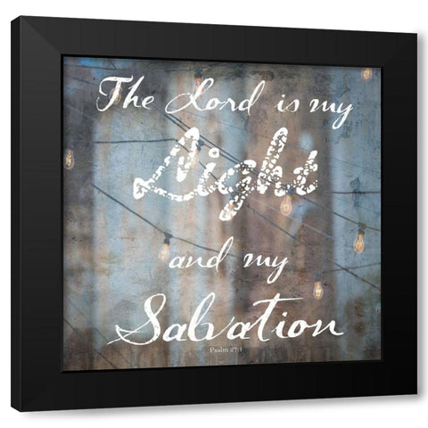 Light Of The World Black Modern Wood Framed Art Print by Lewis, Sheldon