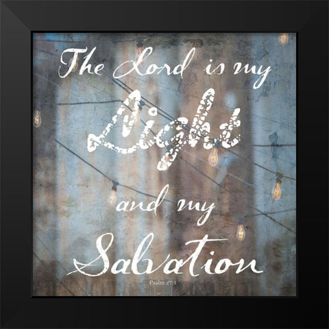 Light Of The World Black Modern Wood Framed Art Print by Lewis, Sheldon