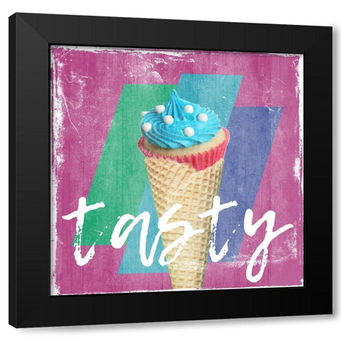 Lit Black Modern Wood Framed Art Print with Double Matting by Lewis, Sheldon