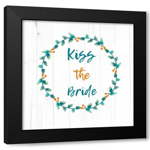 Bride Black Modern Wood Framed Art Print by Lewis, Sheldon