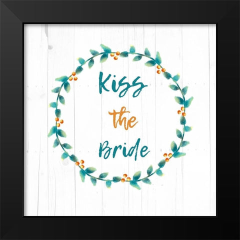 Bride Black Modern Wood Framed Art Print by Lewis, Sheldon