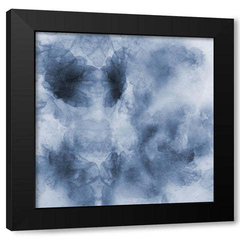 Midnight Blues Black Modern Wood Framed Art Print by Lewis, Sheldon