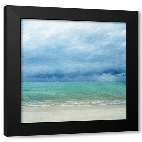 Paint Me the Ocean Black Modern Wood Framed Art Print by Lewis, Sheldon