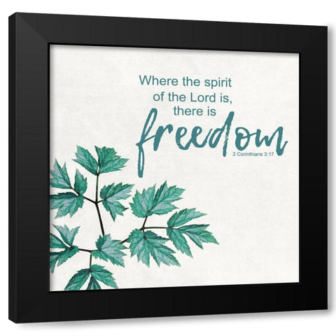 Spirit Of The Lord Black Modern Wood Framed Art Print by Lewis, Sheldon