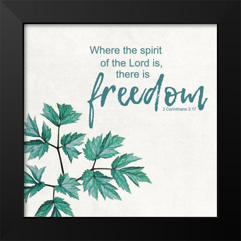 Spirit Of The Lord Black Modern Wood Framed Art Print by Lewis, Sheldon