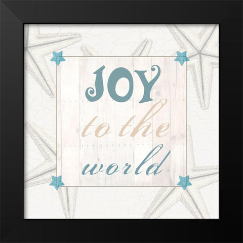 Coastal Holiday Black Modern Wood Framed Art Print by Lewis, Sheldon