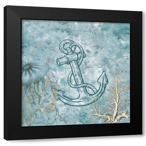ottom Of The Deep Black Modern Wood Framed Art Print with Double Matting by Lewis, Sheldon