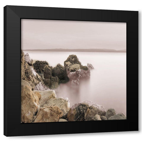 Escape Three Black Modern Wood Framed Art Print with Double Matting by Lewis, Sheldon