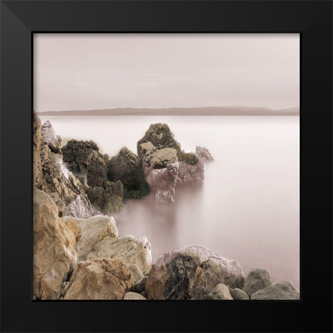 Escape Three Black Modern Wood Framed Art Print by Lewis, Sheldon