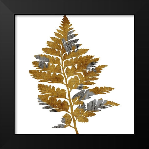Gold Paint 2 Black Modern Wood Framed Art Print by Lewis, Sheldon
