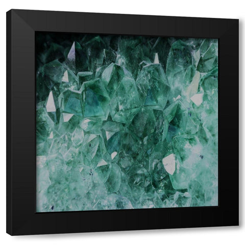 Placid Emerald 2 Black Modern Wood Framed Art Print by Lewis, Sheldon