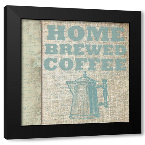 Good Brew Black Modern Wood Framed Art Print by Lewis, Sheldon