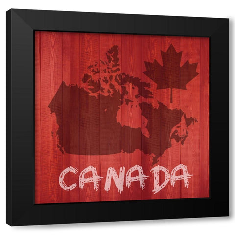 Way Up North Black Modern Wood Framed Art Print with Double Matting by Lewis, Sheldon