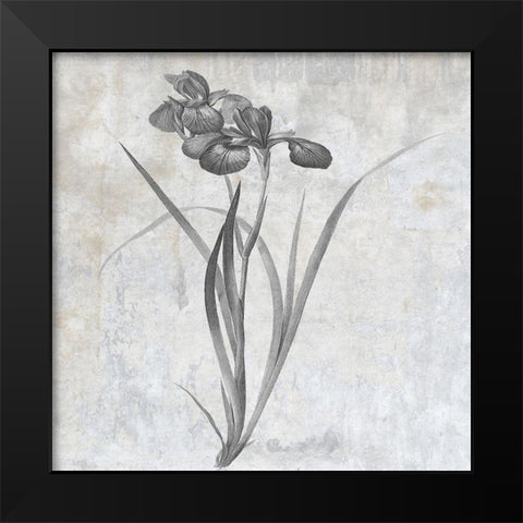 Grey Earth Balance 2 Black Modern Wood Framed Art Print by Lewis, Sheldon