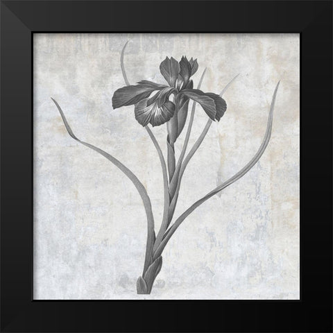 Grey Earth Balance 3 Black Modern Wood Framed Art Print by Lewis, Sheldon