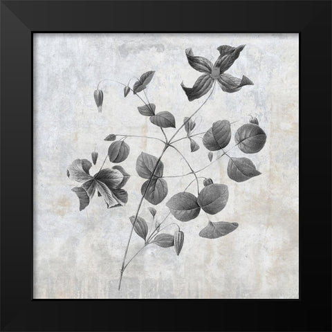 Grey Earth Balance 8 Black Modern Wood Framed Art Print by Lewis, Sheldon