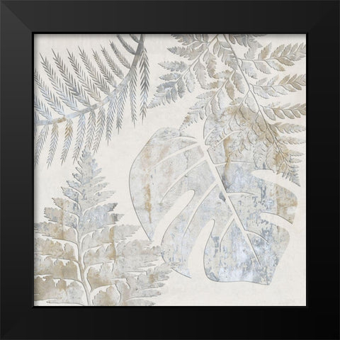 Black Garden 1 Black Modern Wood Framed Art Print by Lewis, Sheldon