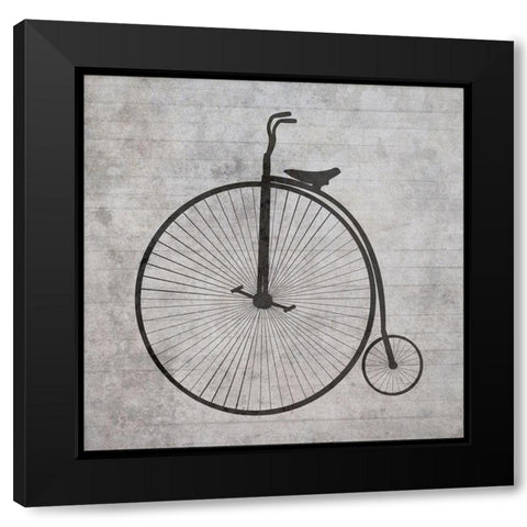 Ride Back In Time Black Modern Wood Framed Art Print with Double Matting by Lewis, Sheldon