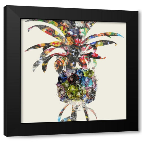 Pine Colors Black Modern Wood Framed Art Print with Double Matting by Lewis, Sheldon