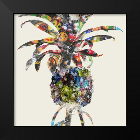 Pine Colors Black Modern Wood Framed Art Print by Lewis, Sheldon