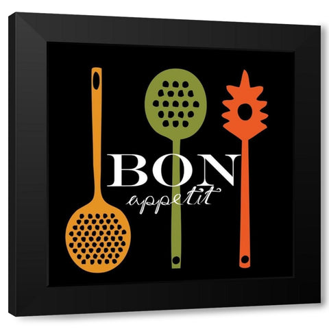 Kitchen Black Modern Wood Framed Art Print with Double Matting by Lewis, Sheldon