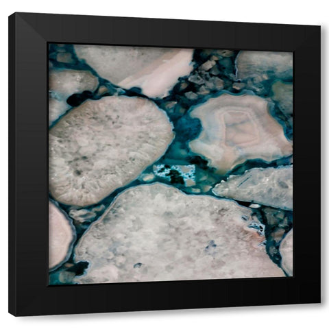 Munich Stones 1 Black Modern Wood Framed Art Print by Lewis, Sheldon