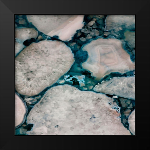 Munich Stones 1 Black Modern Wood Framed Art Print by Lewis, Sheldon