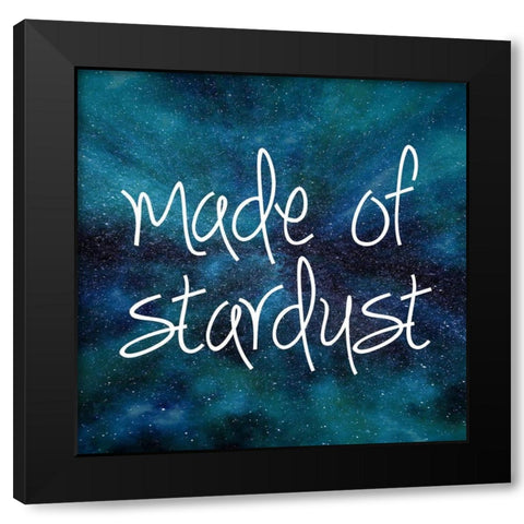Stardust Black Modern Wood Framed Art Print by Lewis, Sheldon