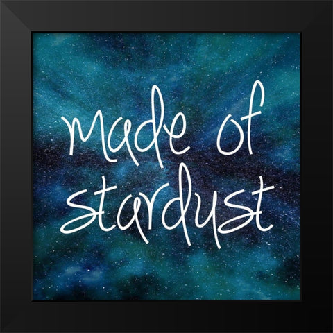 Stardust Black Modern Wood Framed Art Print by Lewis, Sheldon