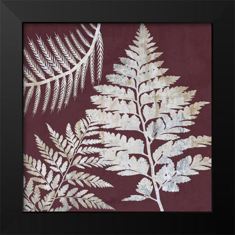 Fern Time 1 Black Modern Wood Framed Art Print by Lewis, Sheldon