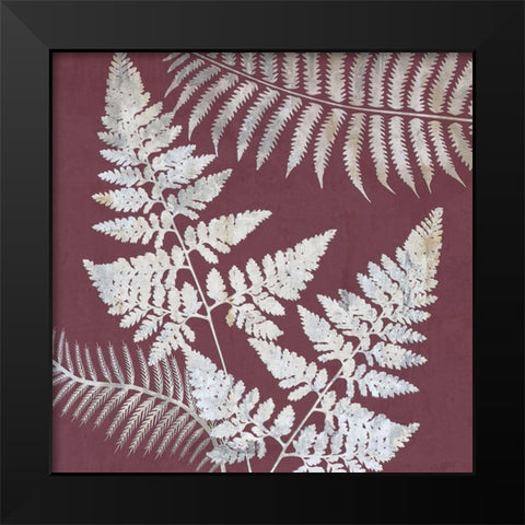 Fern Time 2 Black Modern Wood Framed Art Print by Lewis, Sheldon