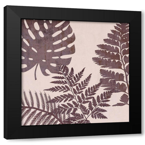 Fern Time 3 Black Modern Wood Framed Art Print by Lewis, Sheldon