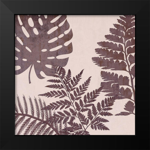 Fern Time 3 Black Modern Wood Framed Art Print by Lewis, Sheldon