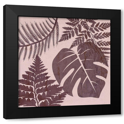 Fern Time 4 Black Modern Wood Framed Art Print with Double Matting by Lewis, Sheldon