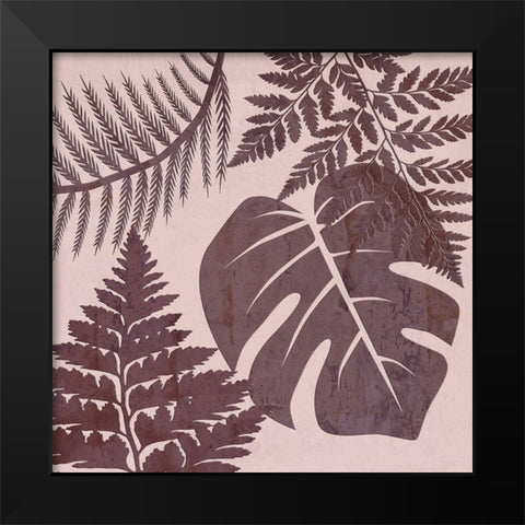 Fern Time 4 Black Modern Wood Framed Art Print by Lewis, Sheldon