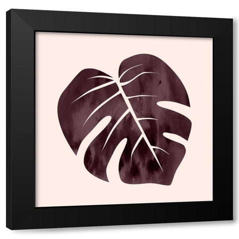 Ferndamental 2 Black Modern Wood Framed Art Print by Lewis, Sheldon