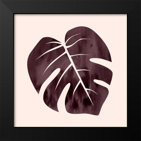 Ferndamental 2 Black Modern Wood Framed Art Print by Lewis, Sheldon