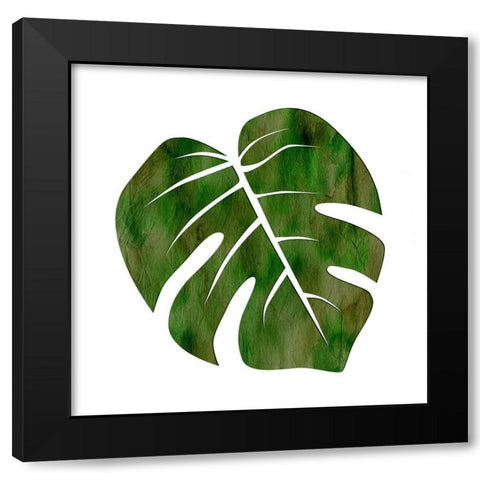 Tropicana 2 Black Modern Wood Framed Art Print with Double Matting by Lewis, Sheldon