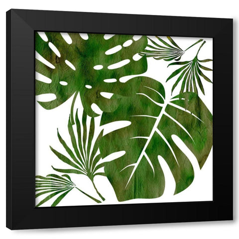 Tropicana 3 Black Modern Wood Framed Art Print by Lewis, Sheldon
