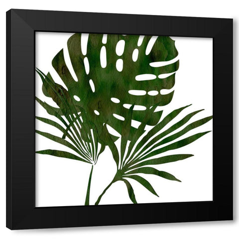 Tropicana 4 Black Modern Wood Framed Art Print with Double Matting by Lewis, Sheldon
