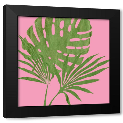 Pink Paradise 2 Black Modern Wood Framed Art Print by Lewis, Sheldon