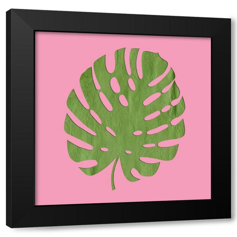 Pink Paradise 3 Black Modern Wood Framed Art Print with Double Matting by Lewis, Sheldon
