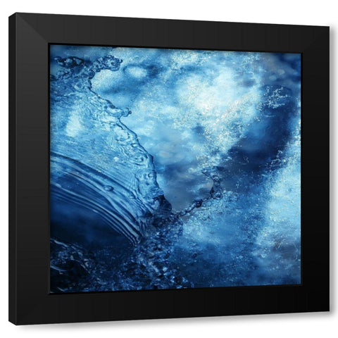 Crystal Indi 2 Black Modern Wood Framed Art Print by Lewis, Sheldon