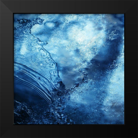 Crystal Indi 2 Black Modern Wood Framed Art Print by Lewis, Sheldon