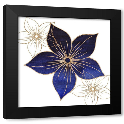 Indi Anna 2 Black Modern Wood Framed Art Print with Double Matting by Lewis, Sheldon