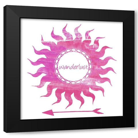 Follow The Sun 2 Black Modern Wood Framed Art Print by Lewis, Sheldon