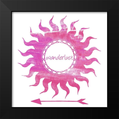 Follow The Sun 2 Black Modern Wood Framed Art Print by Lewis, Sheldon