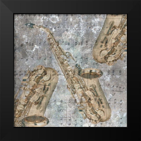 Tenor And Alto Black Modern Wood Framed Art Print by Lewis, Sheldon