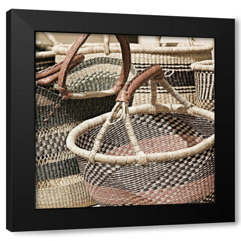 Crafty 1 Black Modern Wood Framed Art Print by Lewis, Sheldon